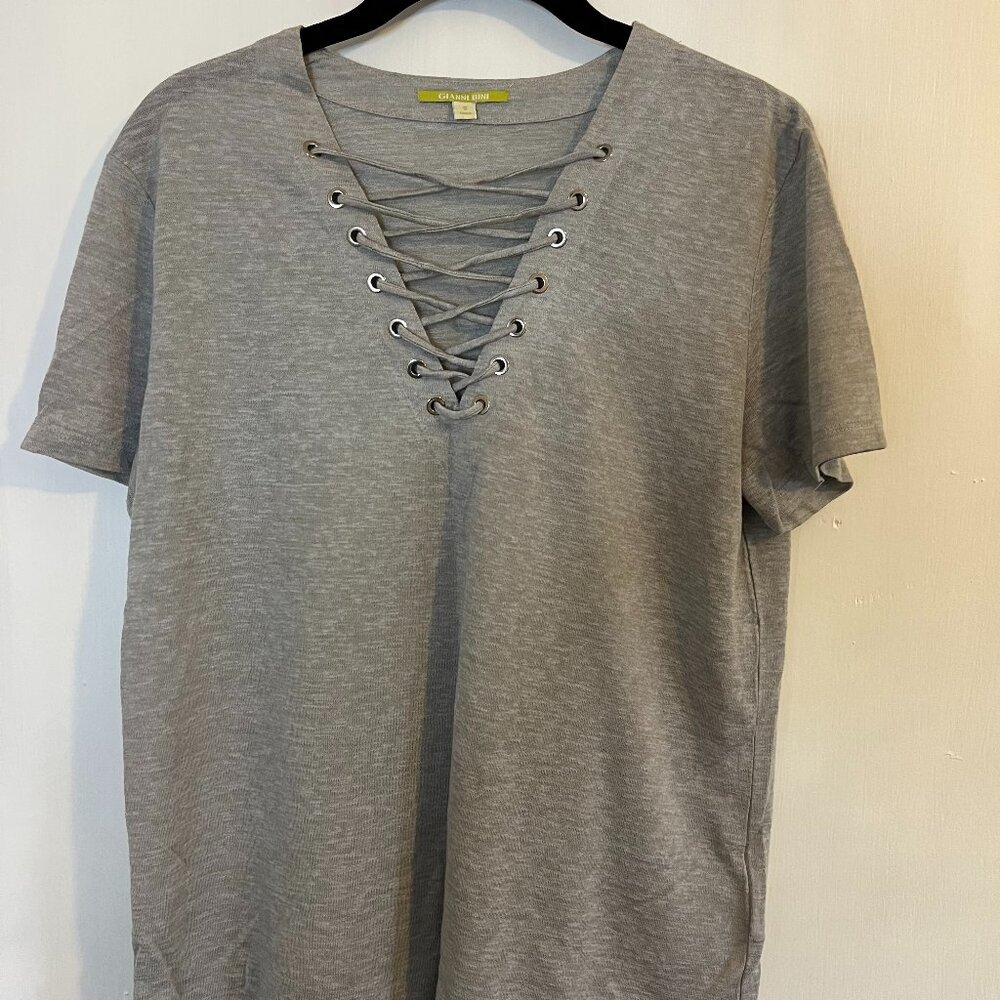 Gianni Bini Grey Shirt